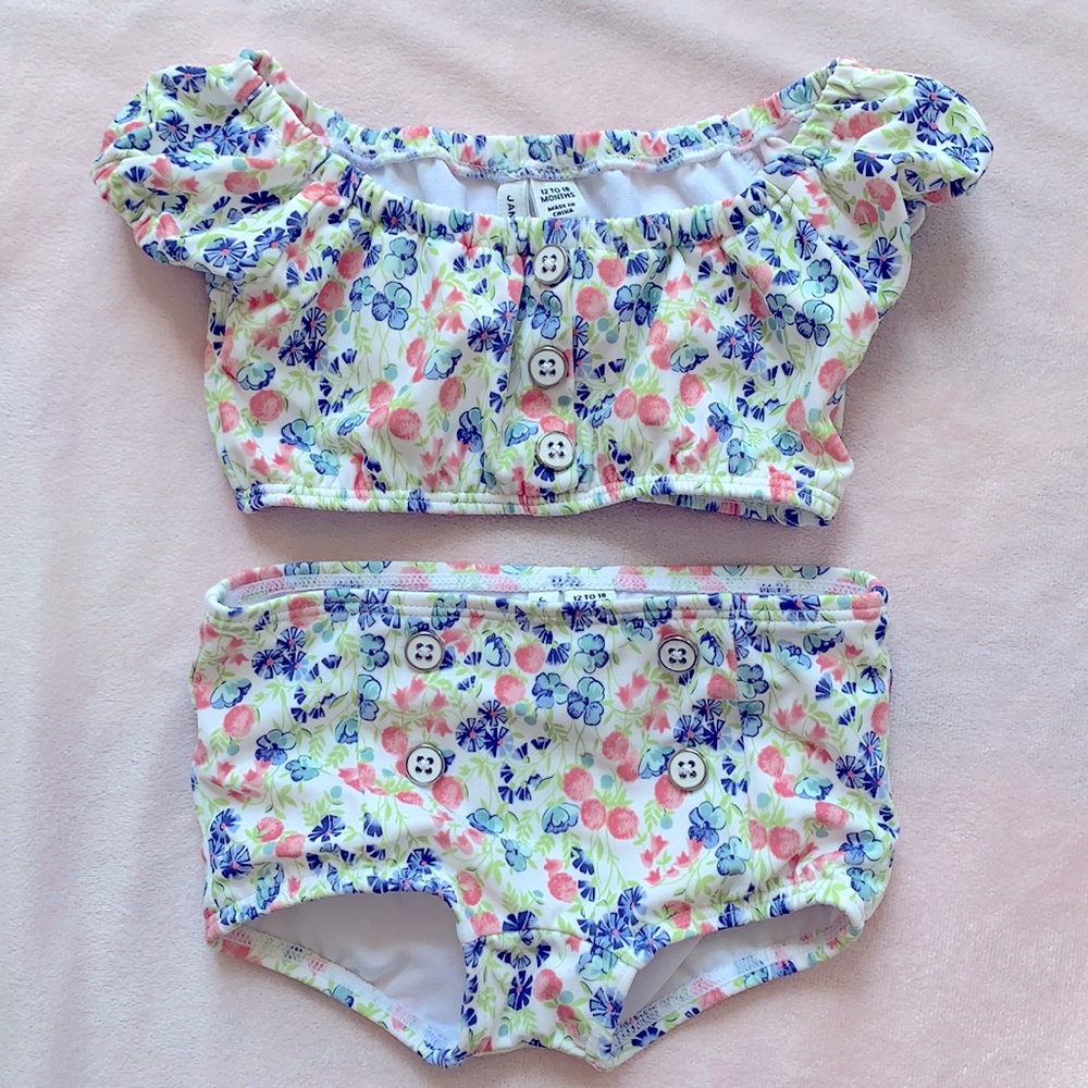 JANIE AND JACK GIRLS SWIMWEAR 12 TO 18 MONTHS